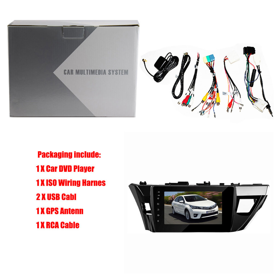 Auto Multimedia Player For Toyota Corolla 2014-2017
