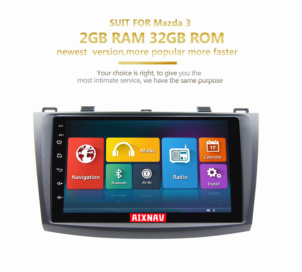 Auto Multimedia Player For Mazda 3 2010-2016