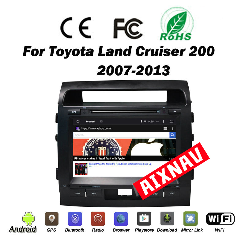 Auto Multimedia Player For Toyota Land Cruiser 2007-2015