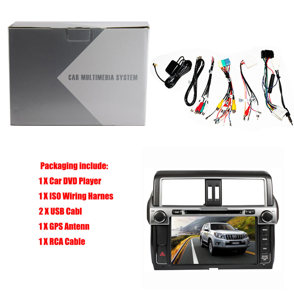 Auto Multimedia Player For Toyota Prado 2014-2016