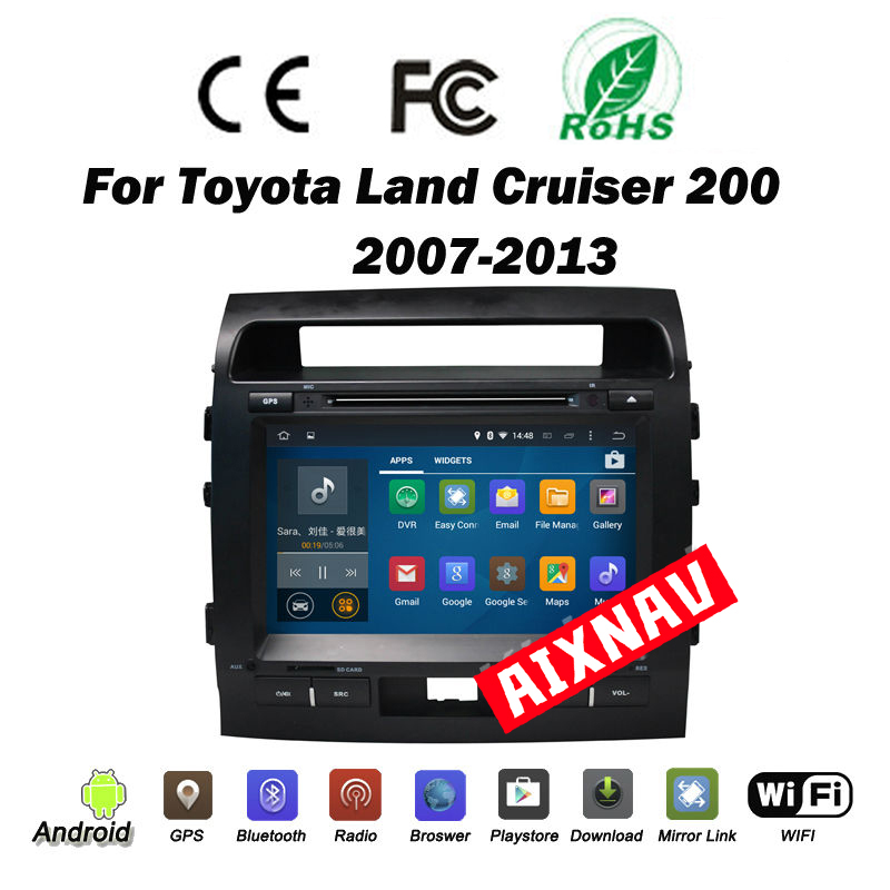 Auto Multimedia Player For Toyota land cruiser 2007-2013