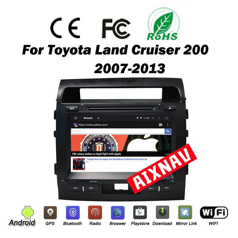 Auto Multimedia Player For Toyota land cruiser 2007-2013