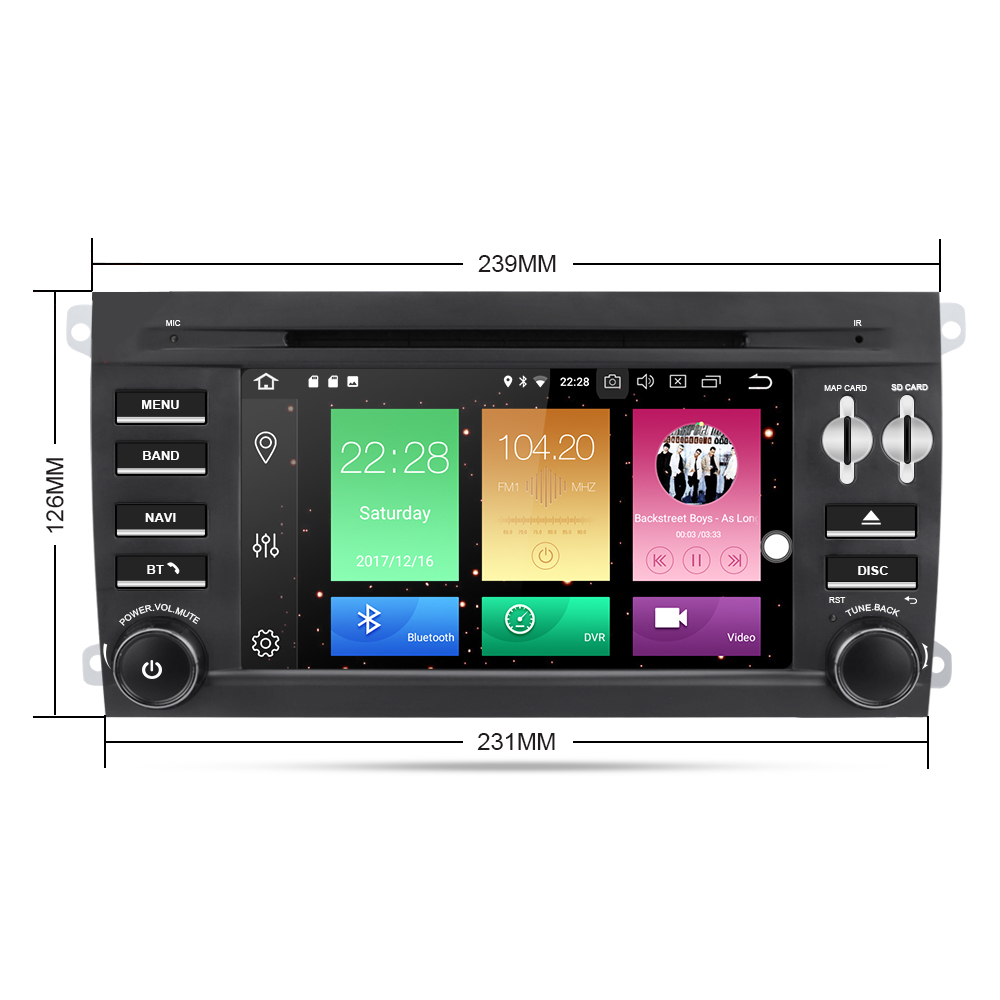 Auto Multimedia Player For Porsche Cayenne 2003-2010