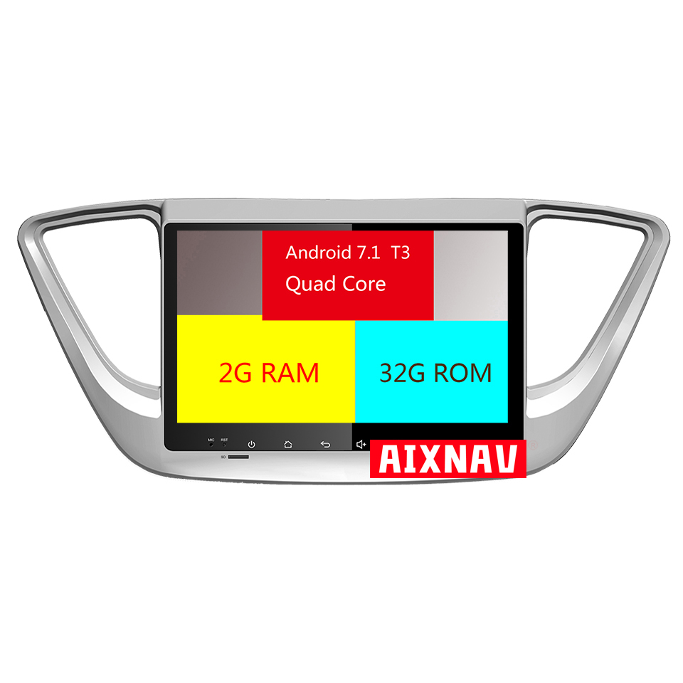 Auto Multimedia Player For Hyundai Accent Verna 2016-2017