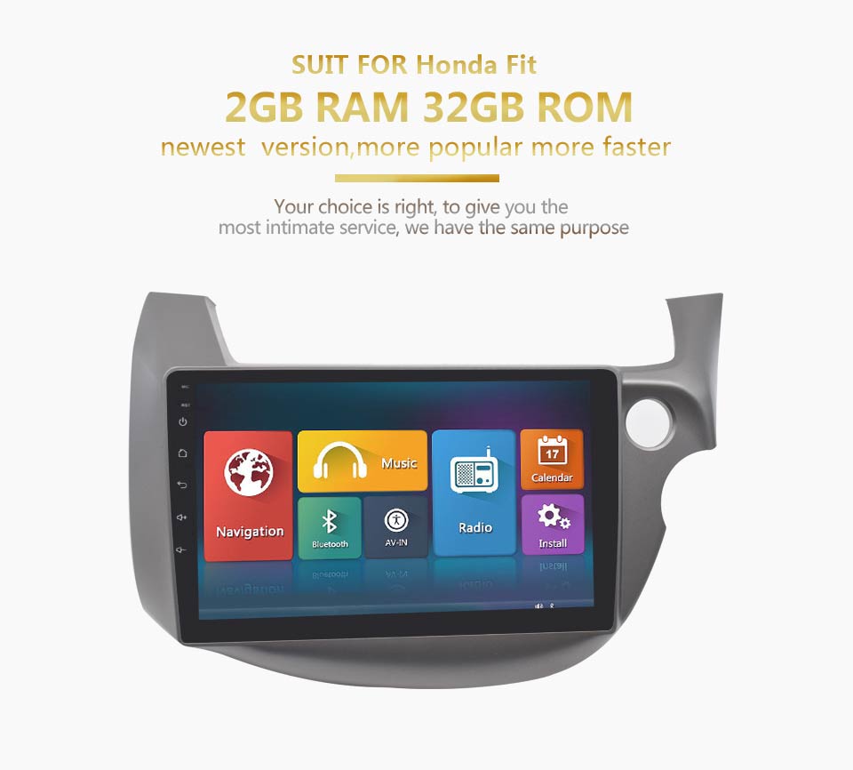 Auto Multimedia Player For honda Fit 2006-2012