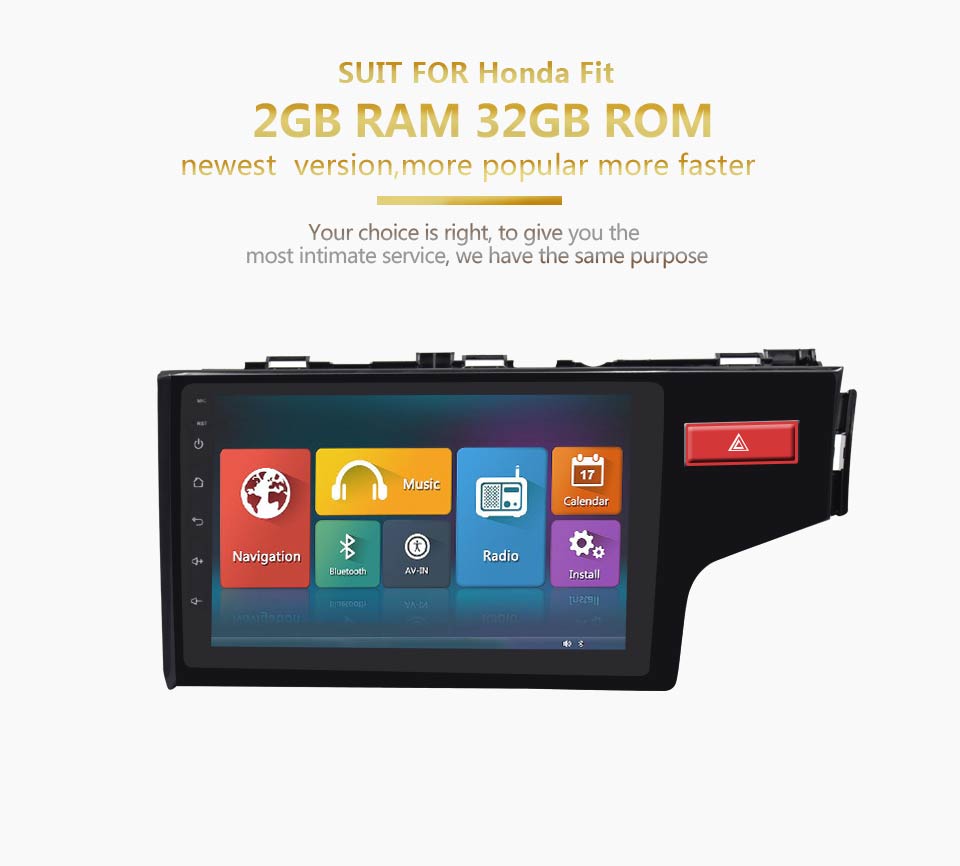 Auto Multimedia Player For honda Fit 2014-2016