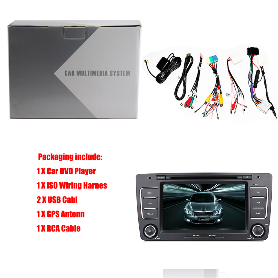 Auto Multimedia Player For Skoda Octavia 2009-2012