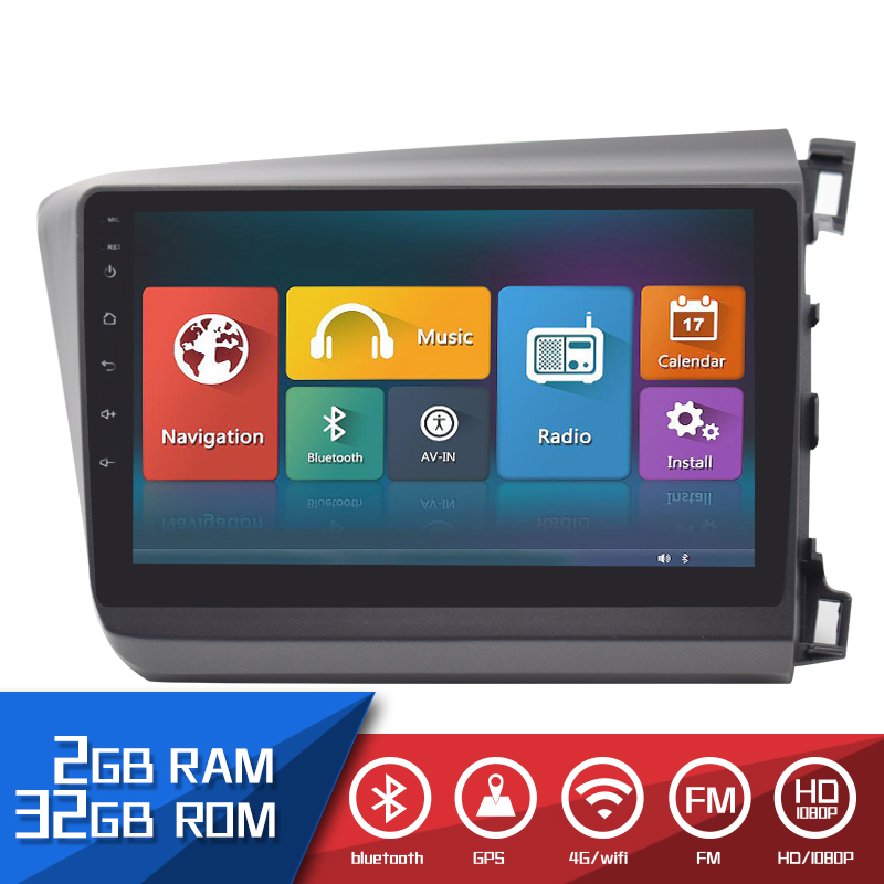Auto Multimedia Player For honda Civic 2012-2015
