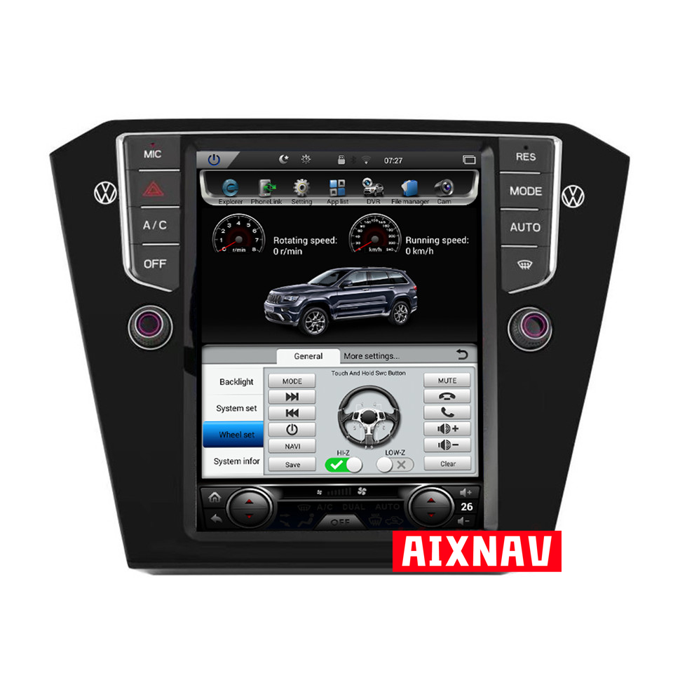 Auto Multimedia Player For Volkswagen Passat 2015-2017