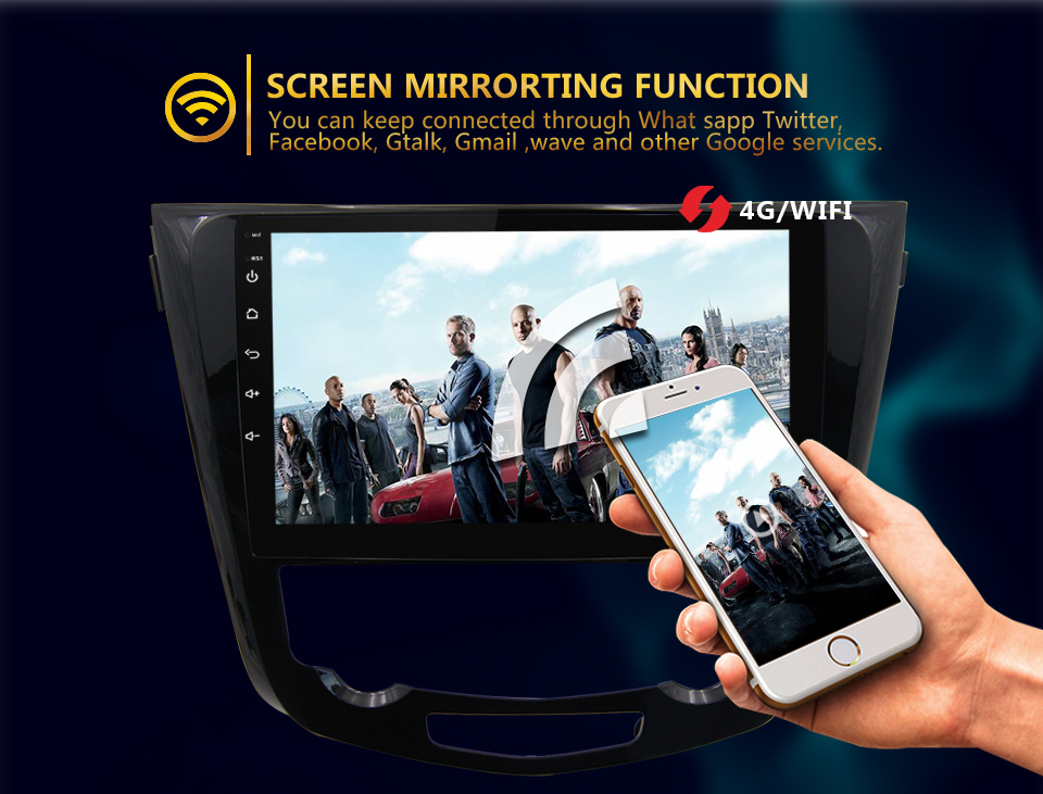 Auto Multimedia Player For Nissan X-Trail 2013-2019