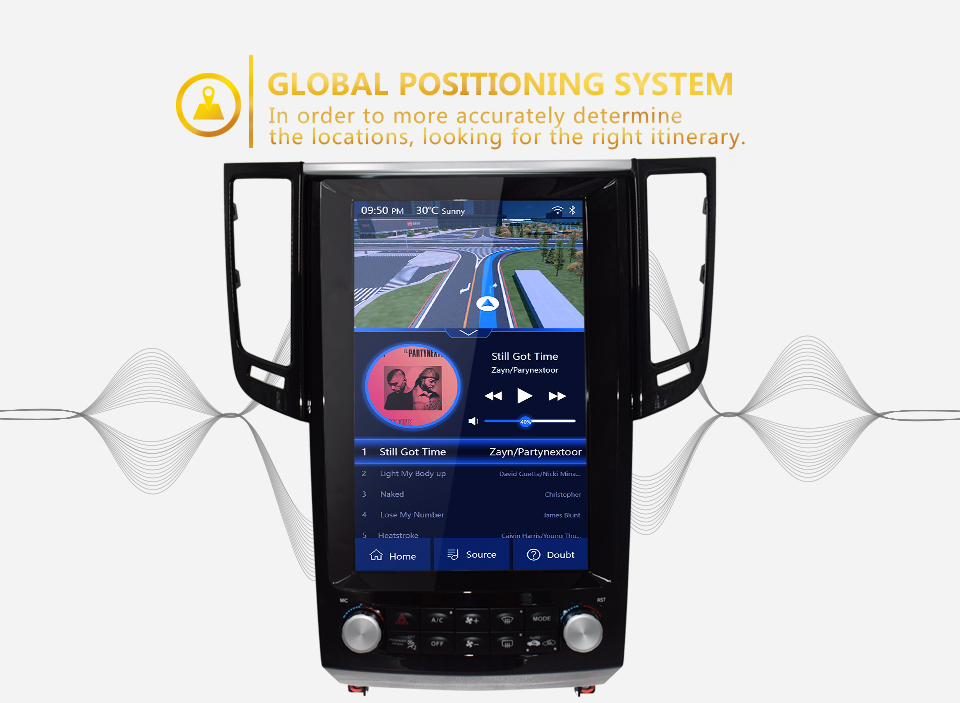 Auto Multimedia Player For Infiniti FX35 2009-2010
