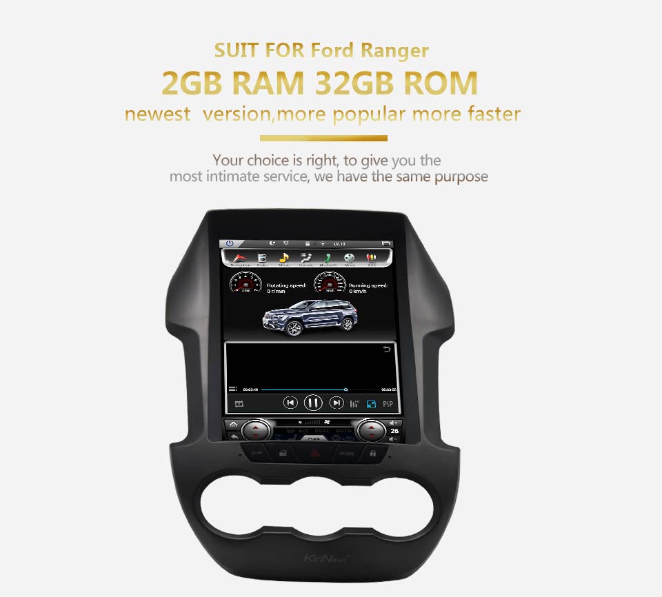 Auto Multimedia Player For Ford Ranger 2012-2015