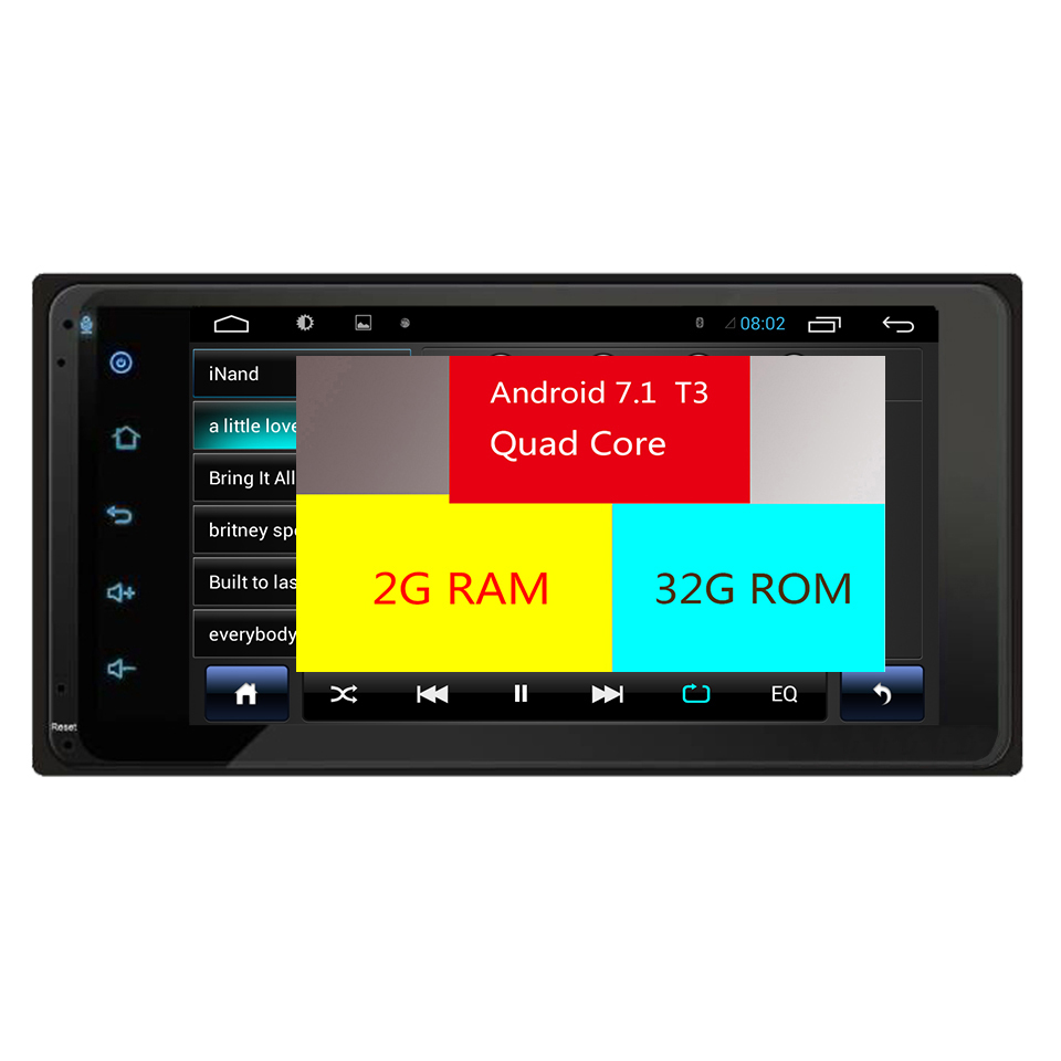 Auto Multimedia Player For Toyota RAV4 Corolla Hilux Prado