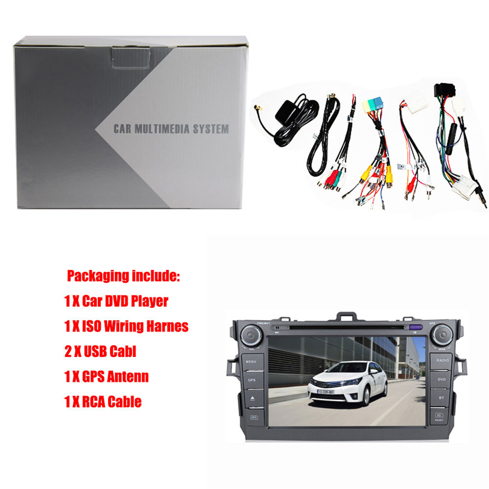 Auto Multimedia Player For Toyota corolla 2007-2011