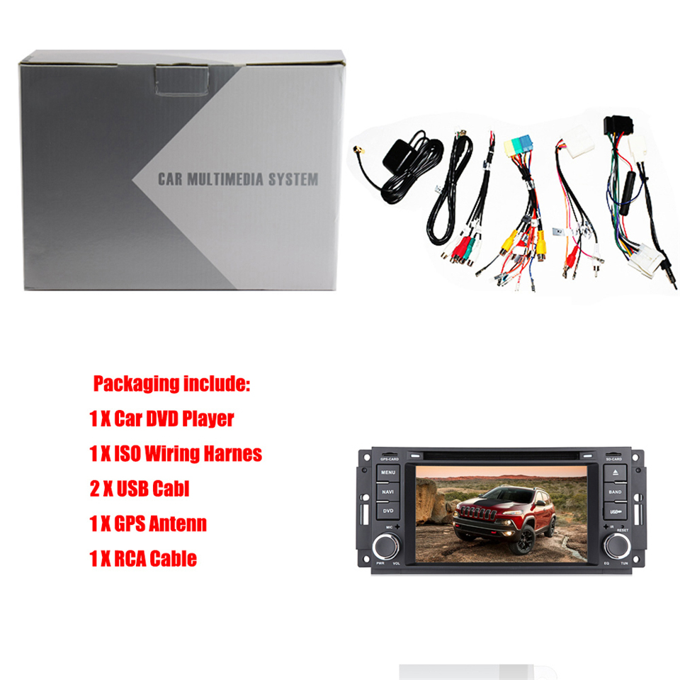 Auto Multimedia Player For Jeep/Chrysler/Dodge