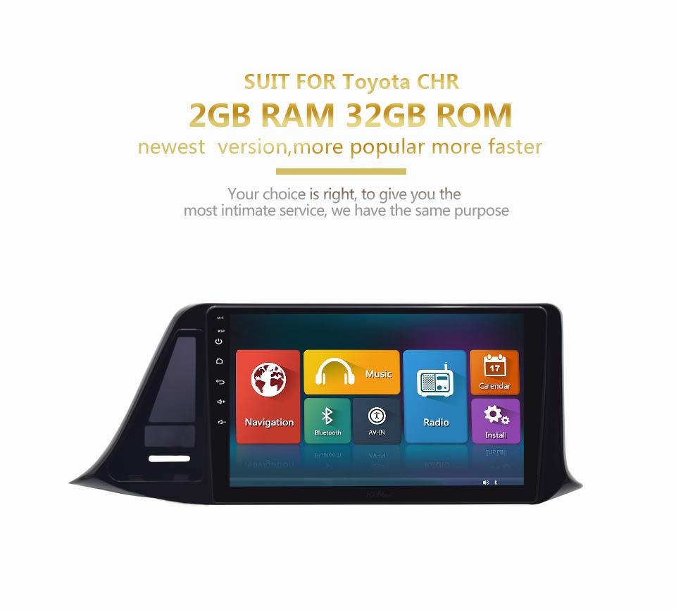 Auto Multimedia Player For Toyota CHR 2016-2017