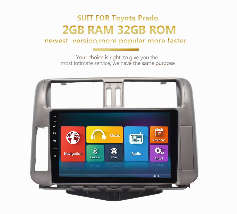 Auto Multimedia Player For Toyota Prado 2010-2013