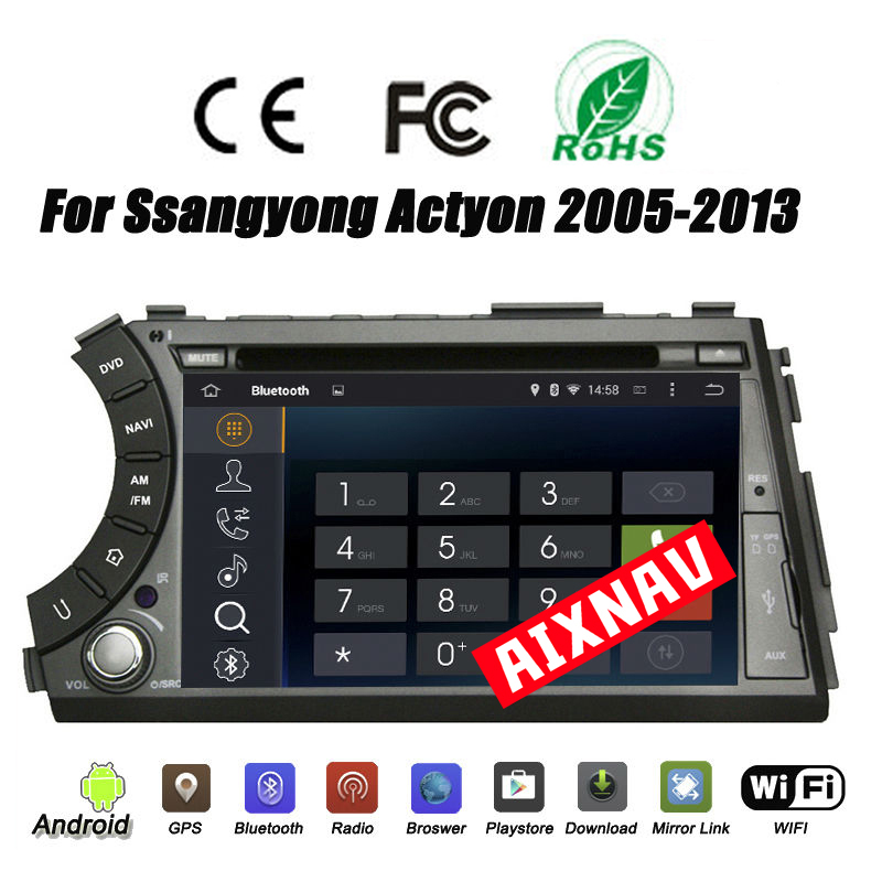 Auto Multimedia Player For SsangYong Kyron /Actyon Sports 2005-2013