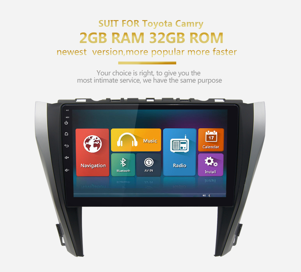 Auto Multimedia Player For Toyota Camry 2015-2018