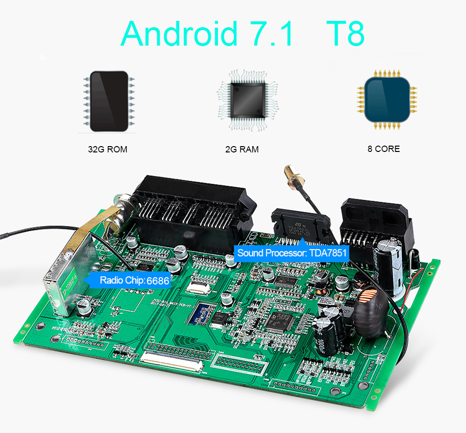 Auto Multimedia Player For Toyota Camry 2015