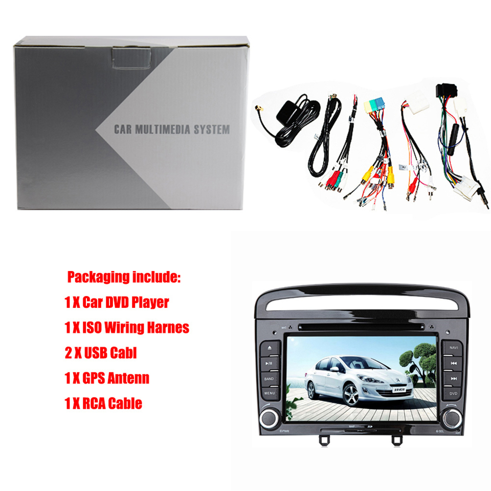 Auto Multimedia Player For Peugeot 408 2013-2017