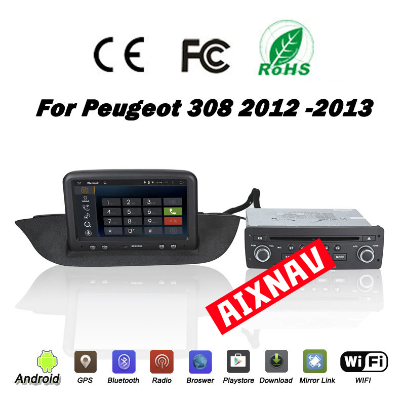 Auto Multimedia Player For Peugeot 308 2012-2014