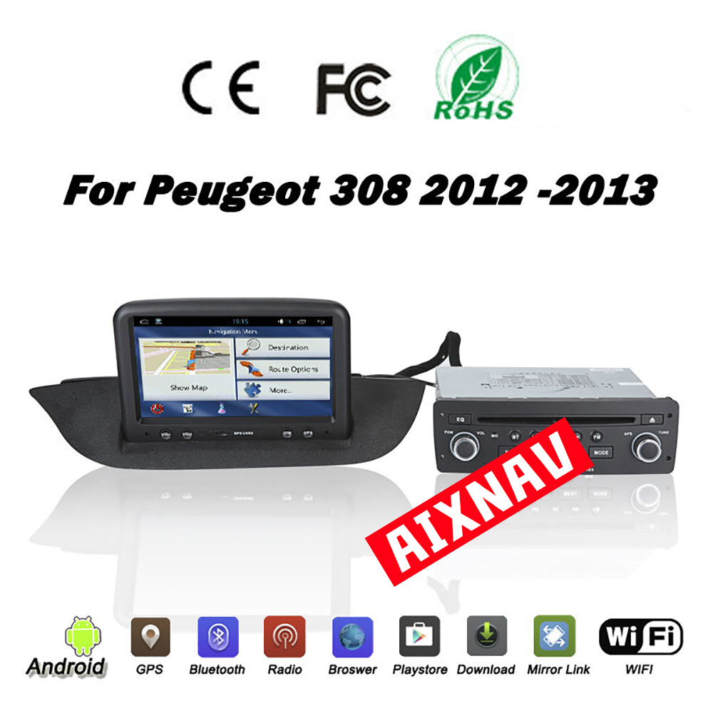 Auto Multimedia Player For Peugeot 308 2012-2014