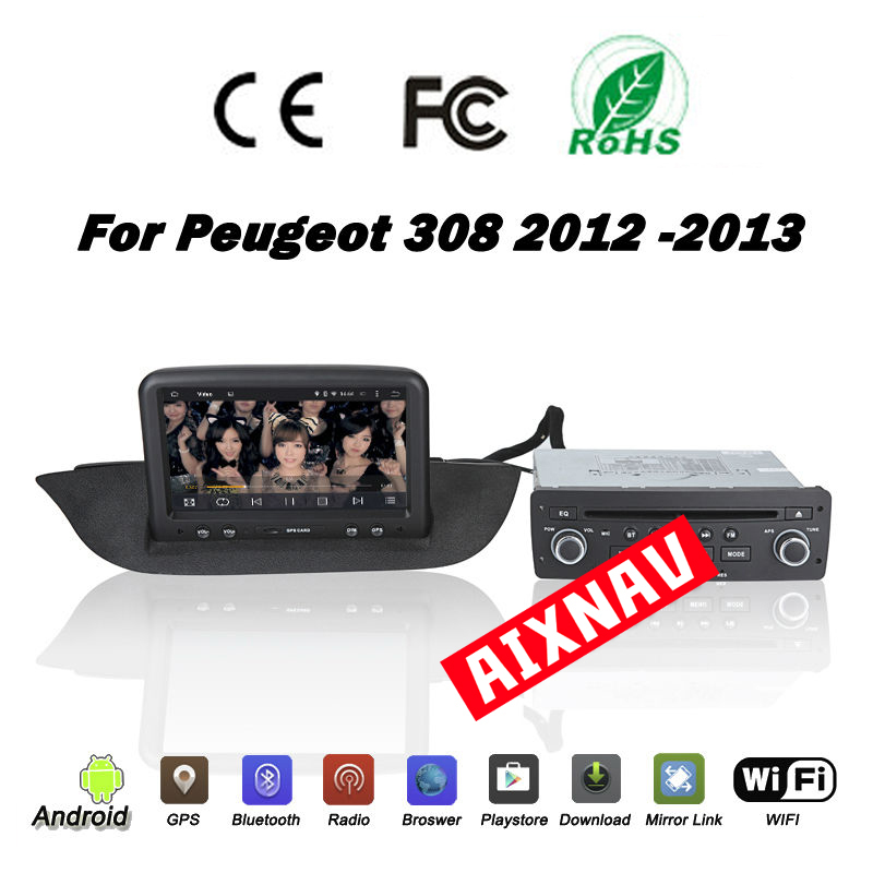 Auto Multimedia Player For Peugeot 308 2012-2014