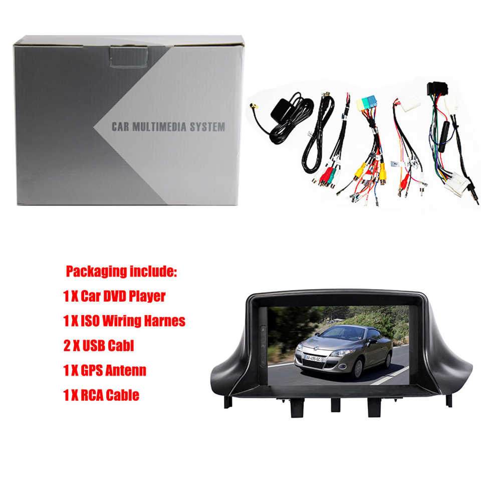 Auto Multimedia Player For Renault Megane 2009-2016