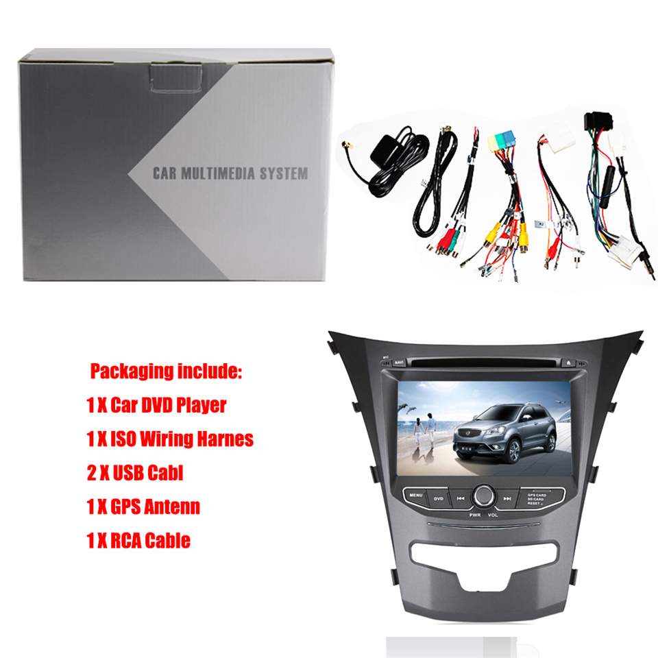 Auto Multimedia Player For Ssangyong Actyon/Korando 2014-2017