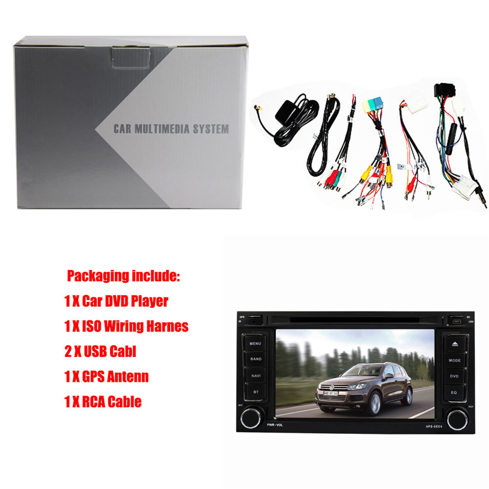 Auto Multimedia Player For Volkswagen Touareg 2002-2010