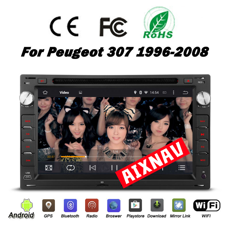 Auto Multimedia Player For peugeot 307 1999-2005