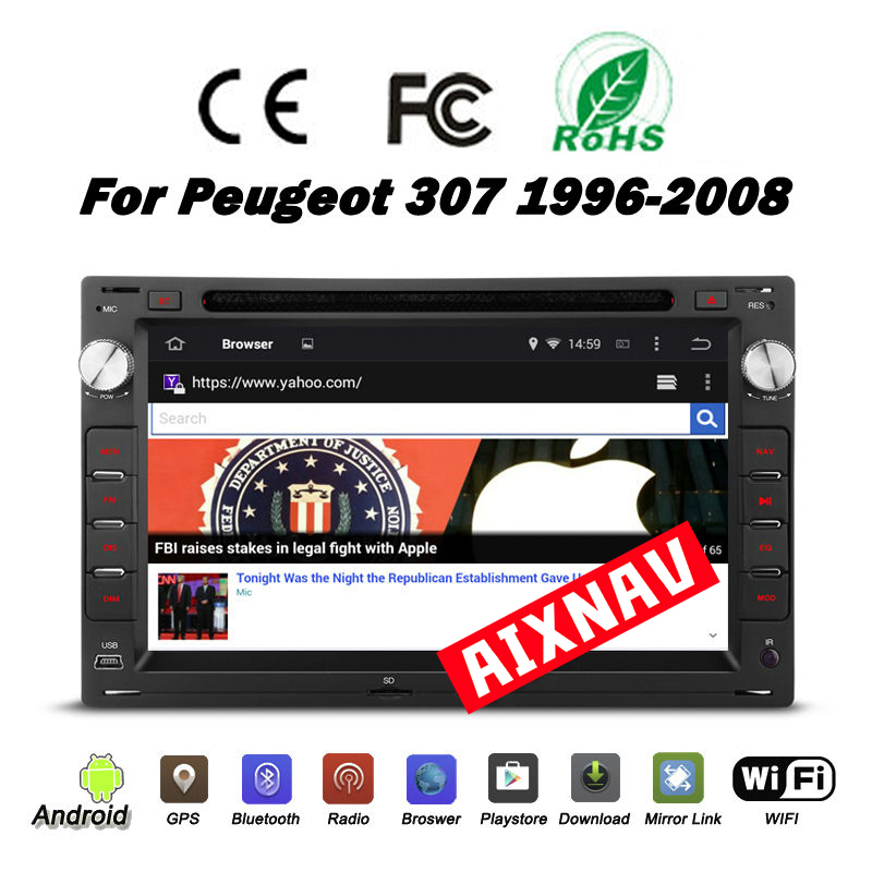 Auto Multimedia Player For peugeot 307 1999-2005