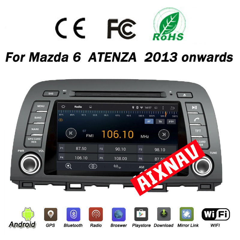 Auto Multimedia Player For Mazda 6 2013-2015