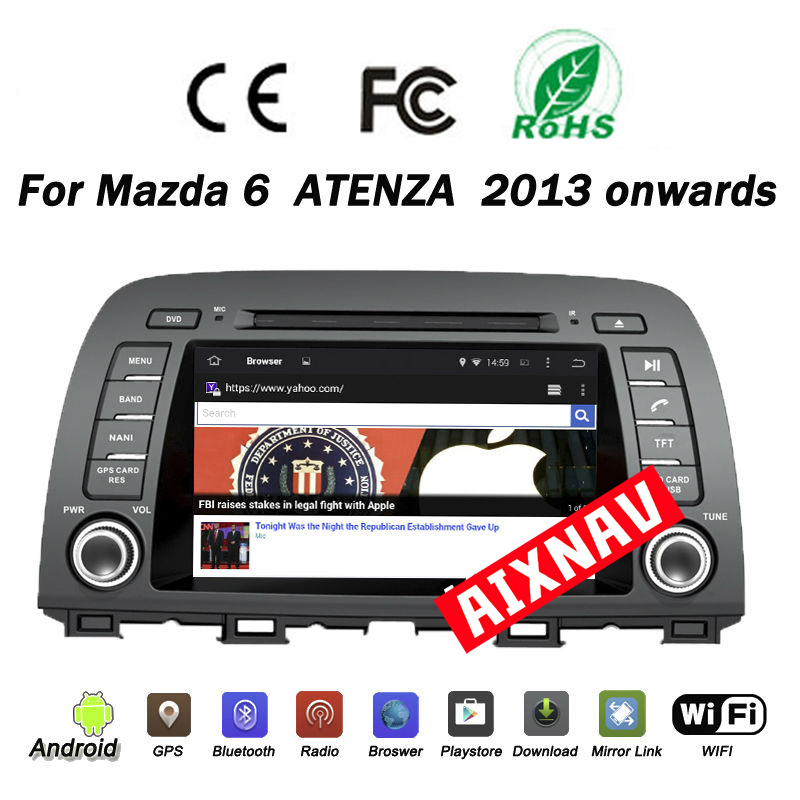 Auto Multimedia Player For Mazda 6 2013-2015