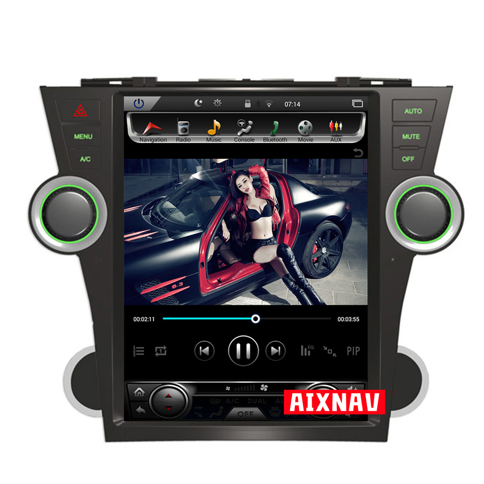 Auto Multimedia Player For Toyota Highlander 2009-2013
