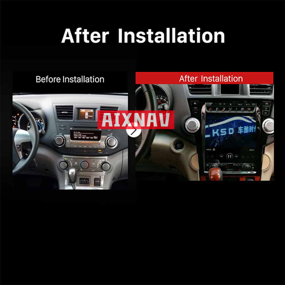 Auto Multimedia Player For Toyota Highlander 2009-2013