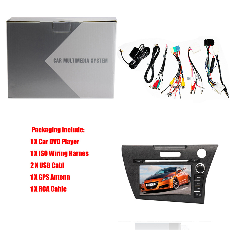 Auto Multimedia Player For Honda CR-Z 2010-2017