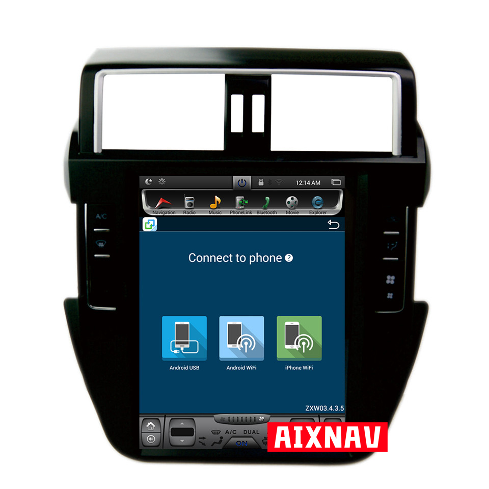 Auto Multimedia Player For Toyota Prado 2014-2018