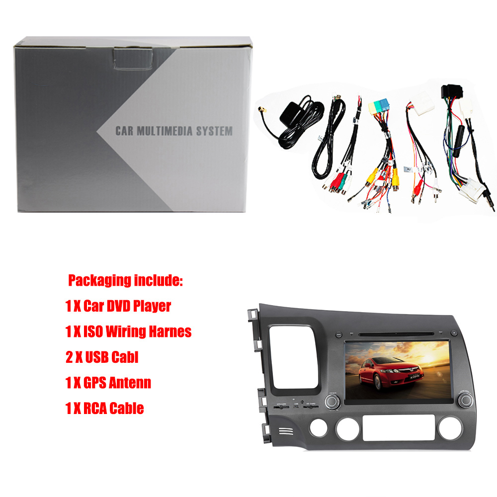 Auto Multimedia Player For Honda Civic 2006-2011