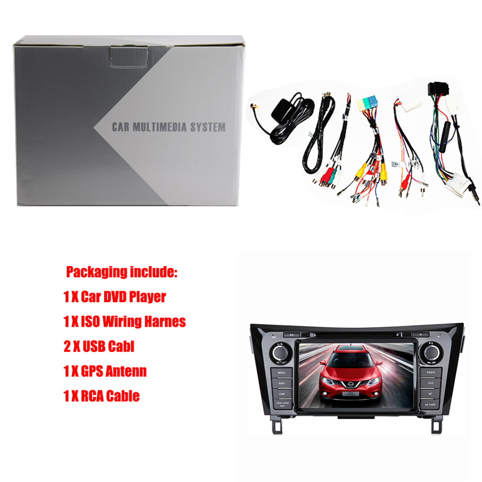 Auto Multimedia Player For Nissan X-trail/Qashqai 2013-2017