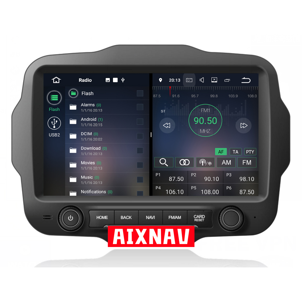 Auto Multimedia Player For Jeep Renegade 2016-2018