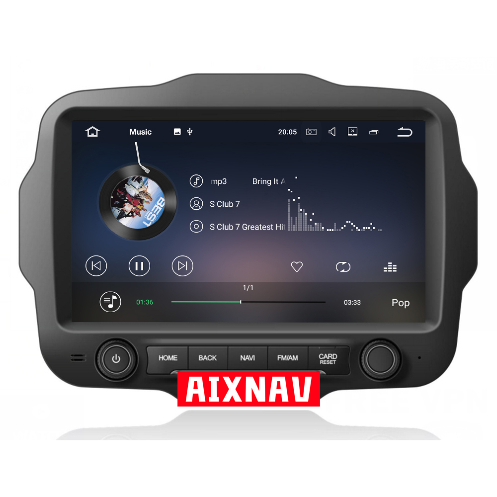 Auto Multimedia Player For Jeep Renegade 2016-2018