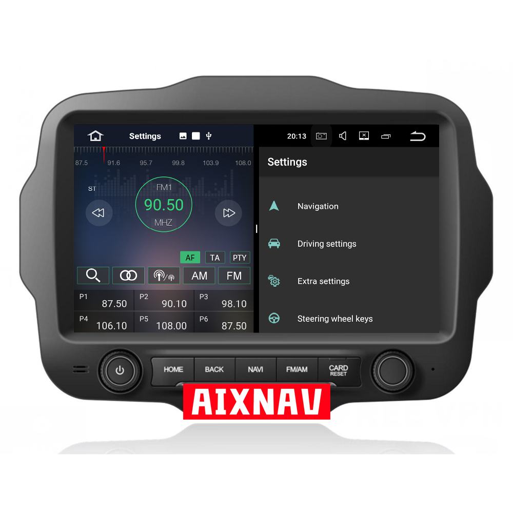 Auto Multimedia Player For Jeep Renegade 2016-2018