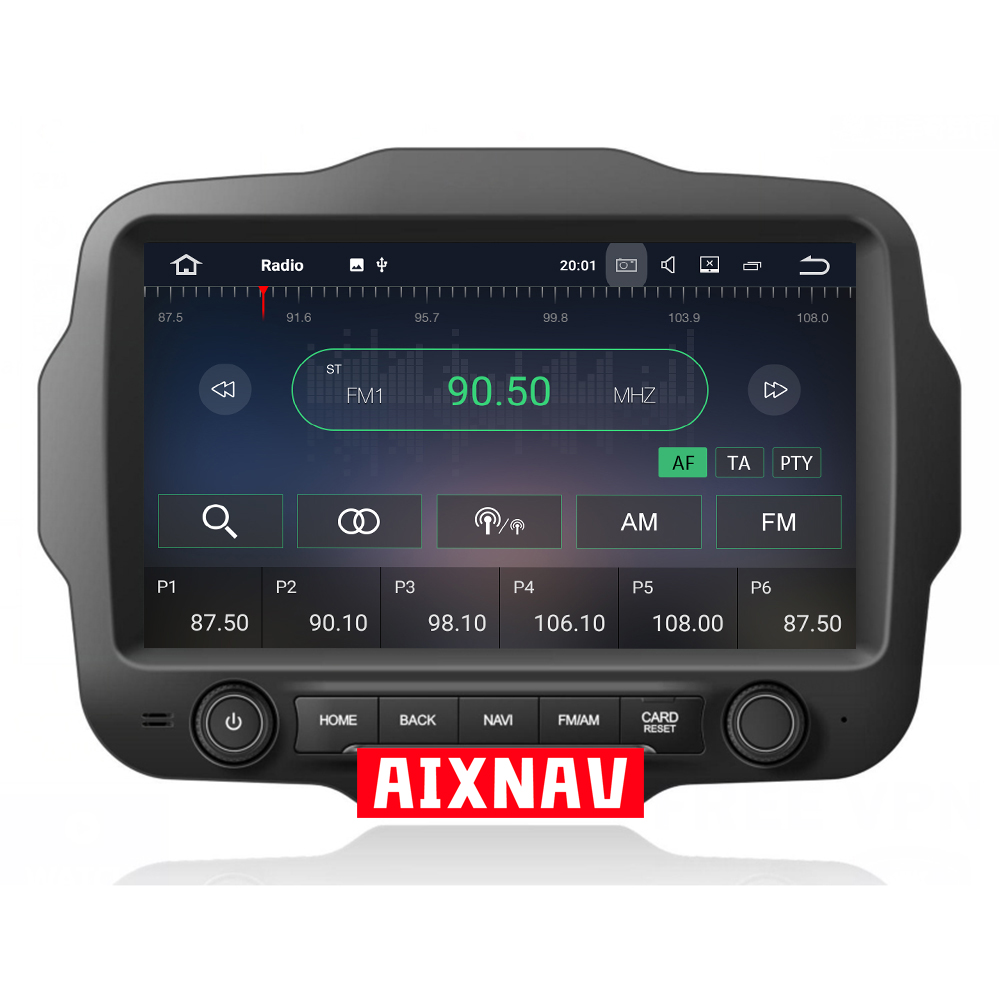 Auto Multimedia Player For Jeep Renegade 2016-2018