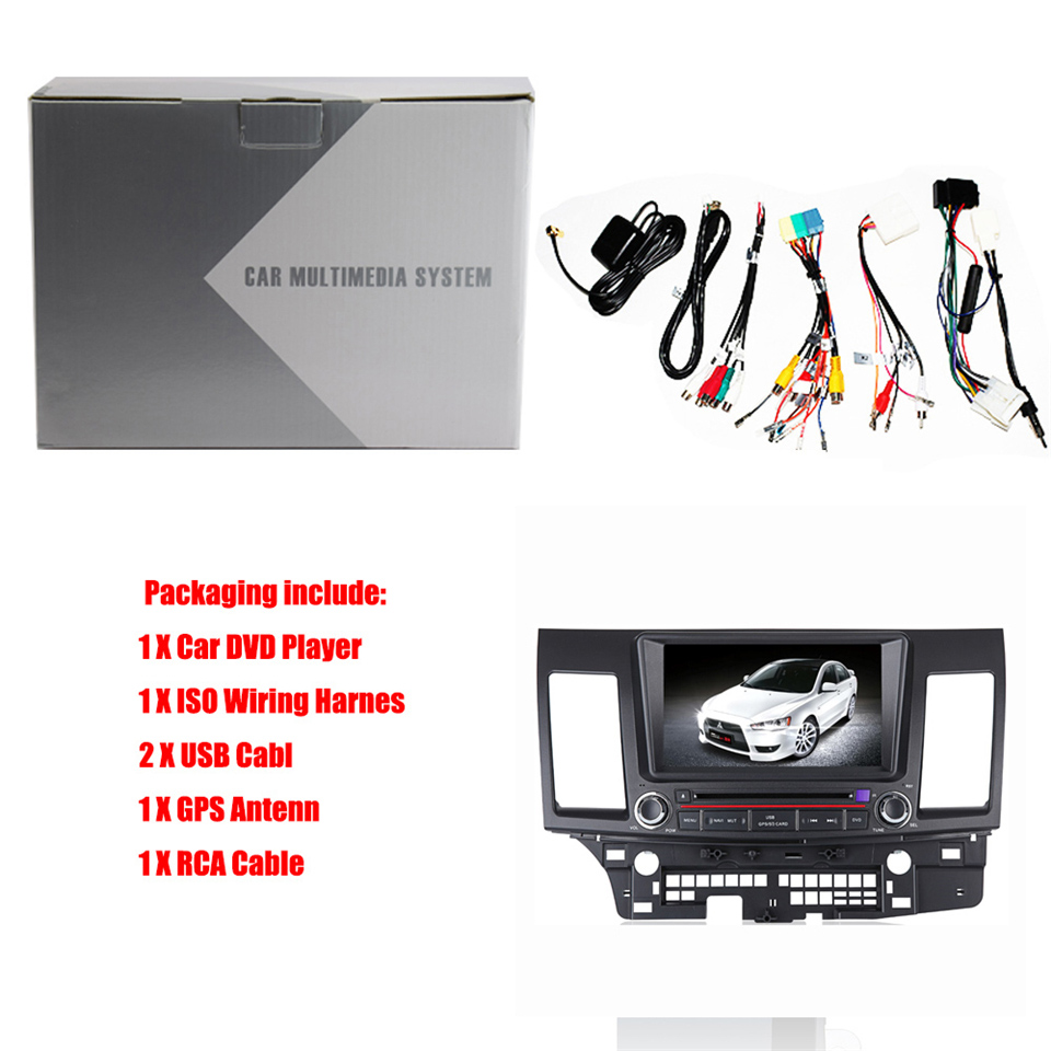 Auto Multimedia Player For Mitsubishi Lancer 2007-2015