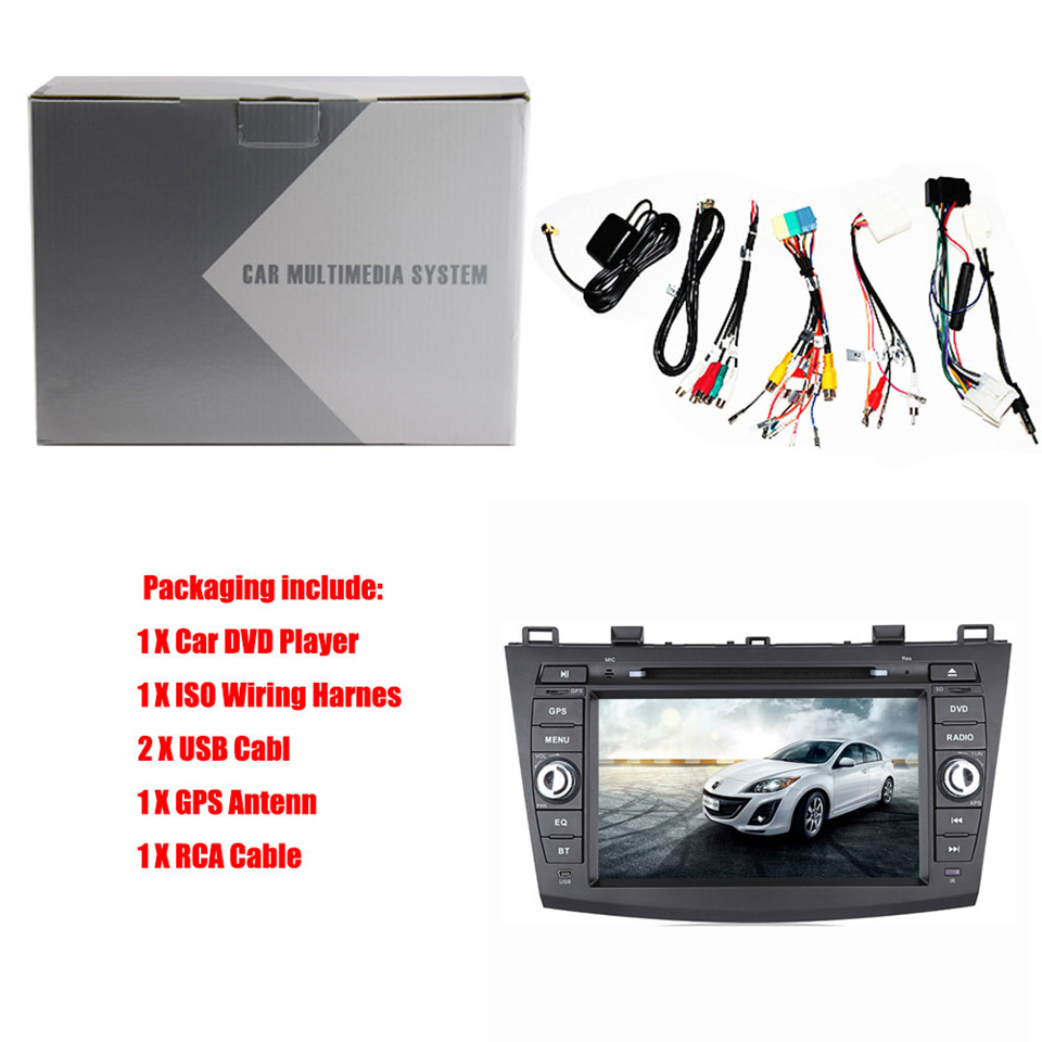 Auto Multimedia Player For Mazda 3 2010-2012