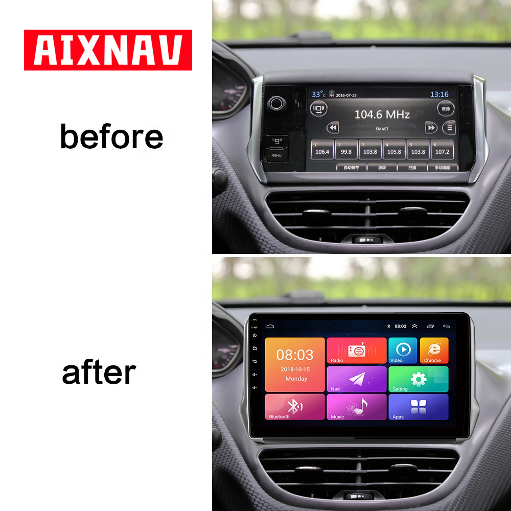 Auto Multimedia Player For Peugeot 2008 2008-2015