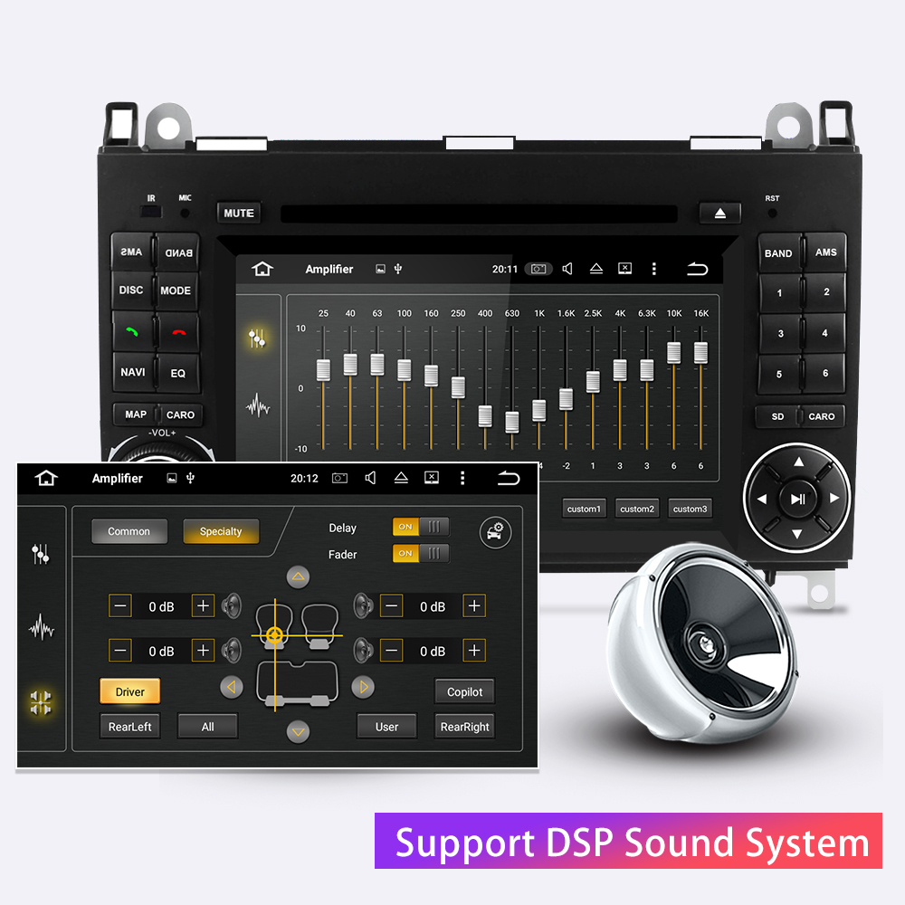 Auto Multimedia Player For Mercedes-Benz Sprinter 2004-2012