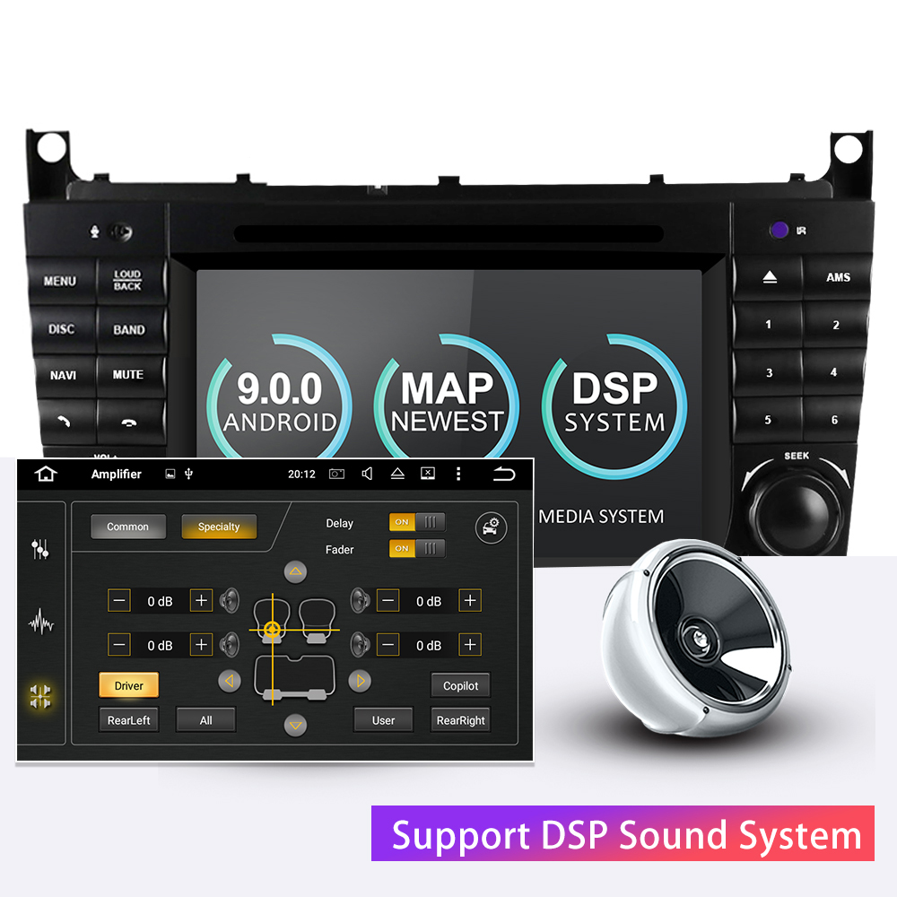 Auto Multimedia Player For Benz C-Class/CLK-Class 2006-2012 2006-2012